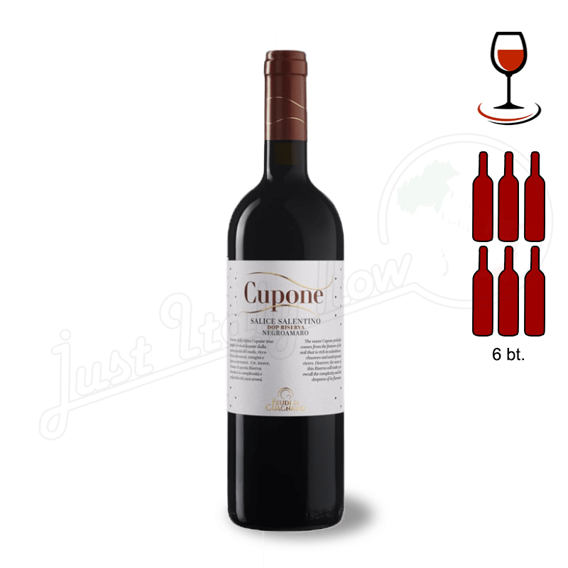 CUPONE SALICE SAL.NO NEGROAMARO RISERVA DOP - 6 bottle
