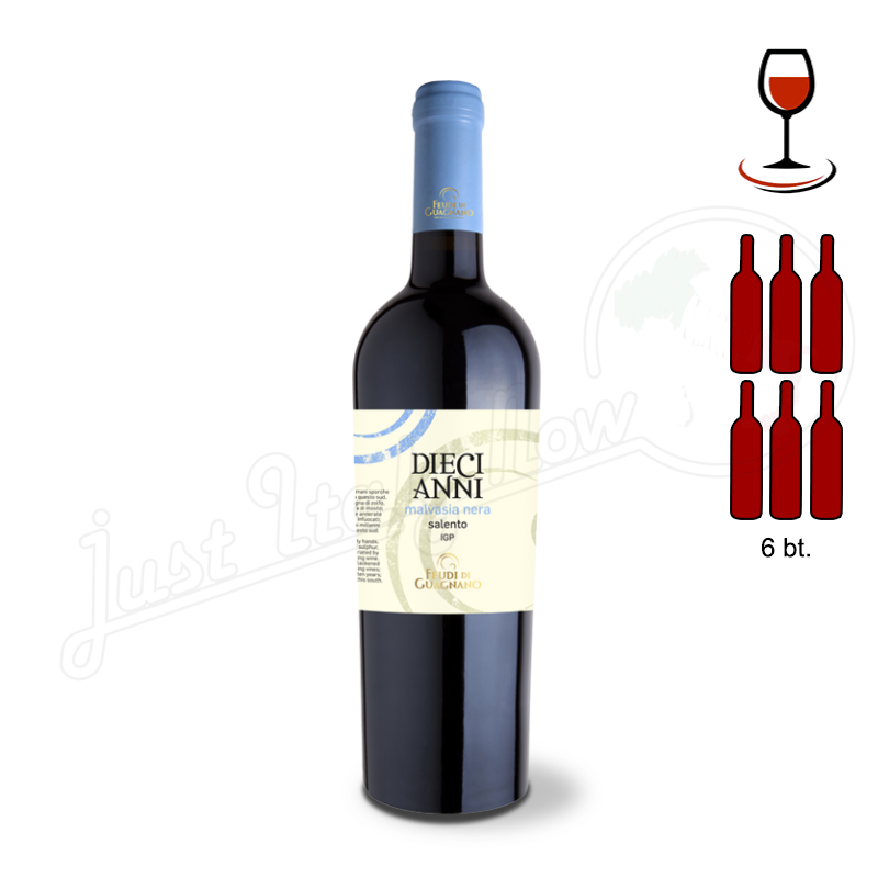 DIECIANNI MALVASIA NERA SALENTO IGP - 6 bottle