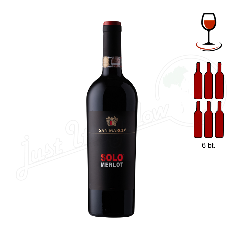 Solo Marlot - IGT Lazio Red - 6 Bottle