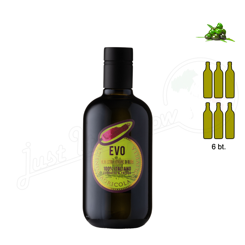Olio EVO 100% italiano bt 0,5 Lt - 6 bottle