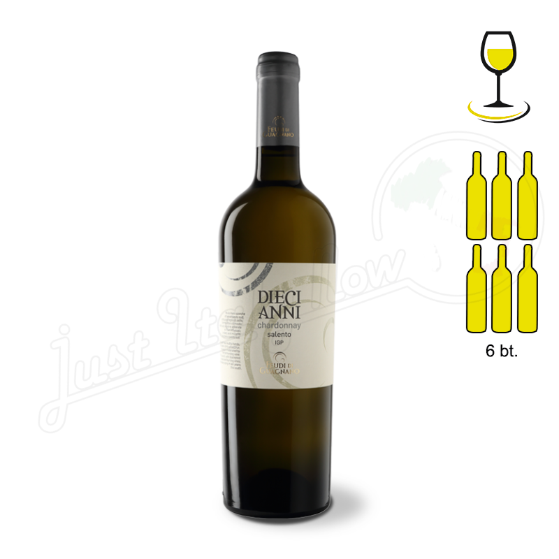 DIECIANNI CHARDONNAY SALENTO IGP - 6 bottle