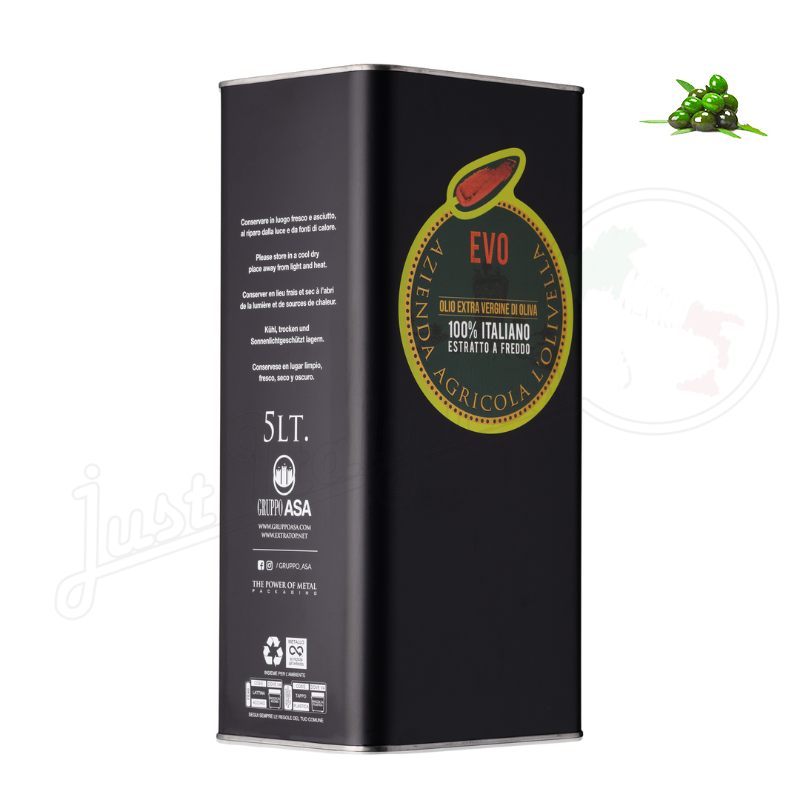 Olio EVO 100% italiano tin x 5 Lt